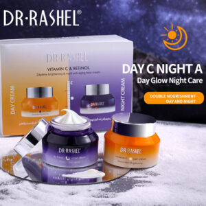 Facial Serum Set(3 Pack) + VC Day Cream & Retinol Night Cream (2 Pack) - Image 3