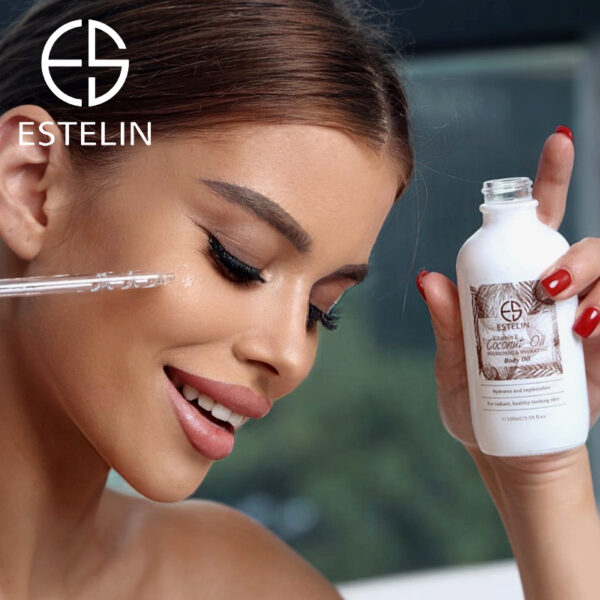 Estelin Coconut Oil & Vitamin E Body Oil (100ml) - Image 4