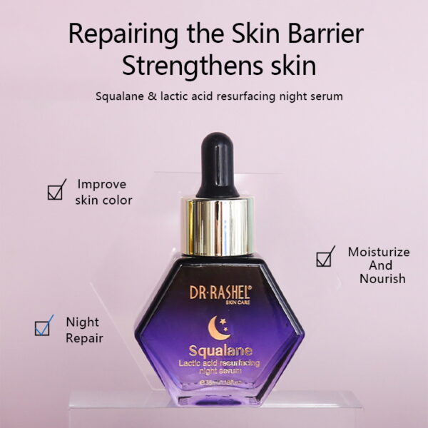 Squalene Lactic Acid Resurfacing Night Serum 1% (35ml) - Image 3