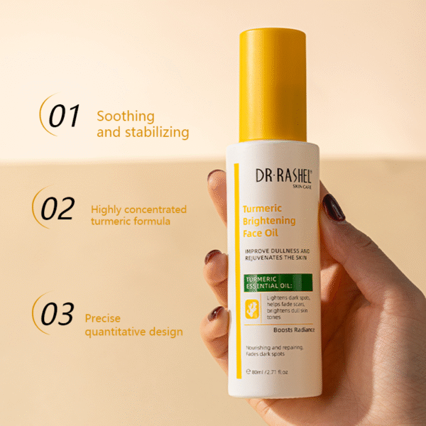 Turmeric Brightening Face Oil (80ml) - Image 5