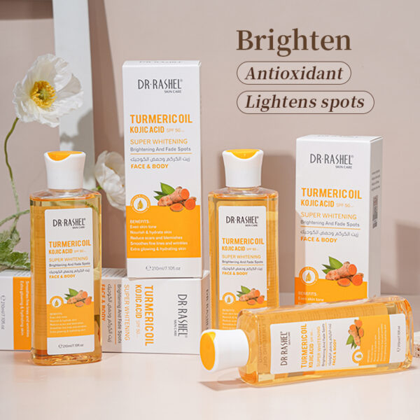 Kojic Acid & Turmeric Oil (210ml) - Image 4