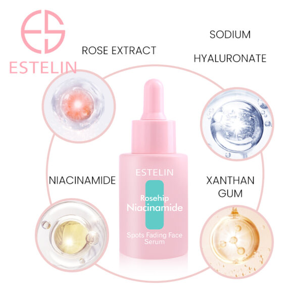Estelin Rosehip & Niacinamide Face Serum (30ml) - Image 4