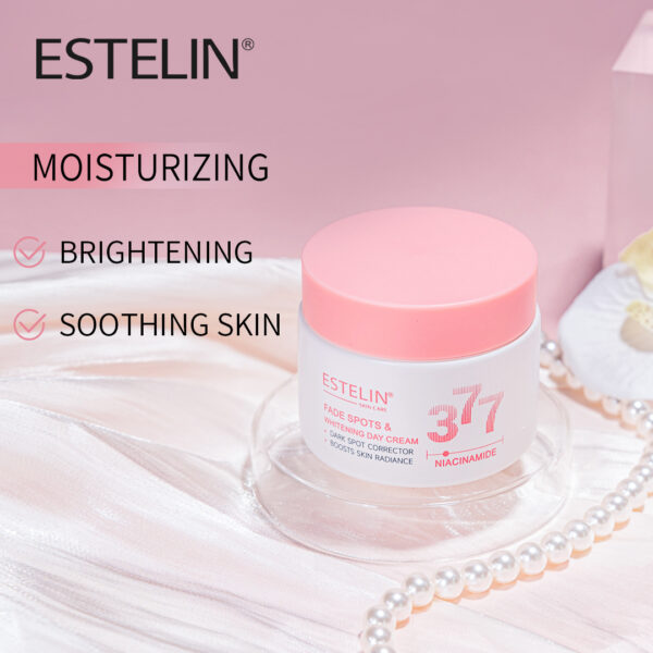 Estelin Niacinamide 377 Day Cream – Fade Spots & Whitening Moisturizer with SPF (50g) - Image 4