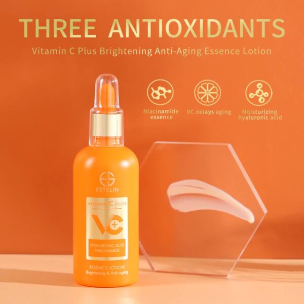 Vitamin C Plus Brightening & Anti-aging Essence Lotion (100ml) - Image 5