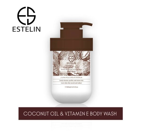 Coconut Oil & Vitamin E Ultra Moisture & Nourishes Body Wash - 500ml - Image 9