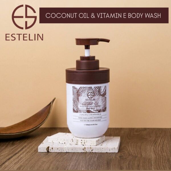 Coconut Oil & Vitamin E Ultra Moisture & Nourishes Body Wash - 500ml - Image 6