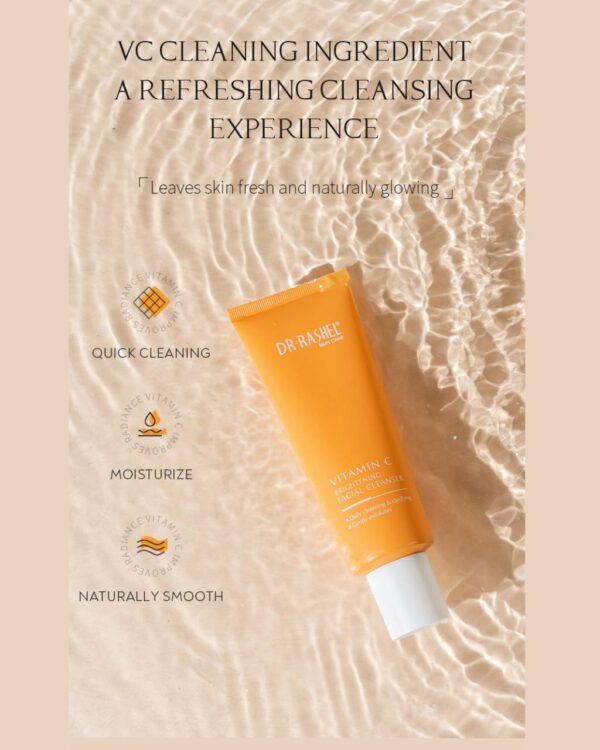 Vitamin C Advanced Brightening Facial Cleanser (120g) - Image 2