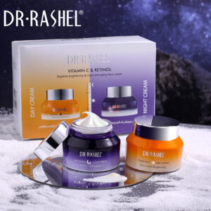 Facial Serum Set(3 Pack) + VC Day Cream & Retinol Night Cream (2 Pack) - Image 11