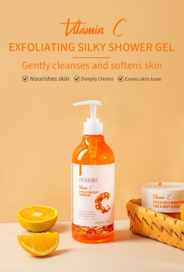 Vitamin C Exfoliating Silky Shower Gel - Image 2