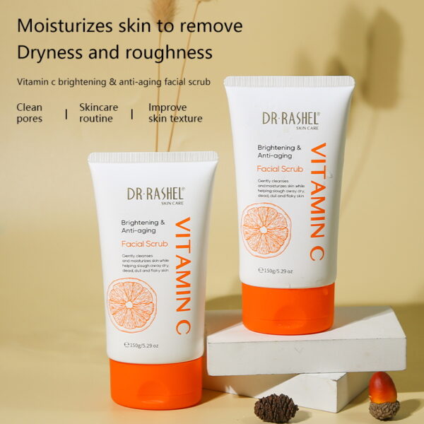 Vitamin C Brightening & Anti-Aging Facial Scrub (150g)