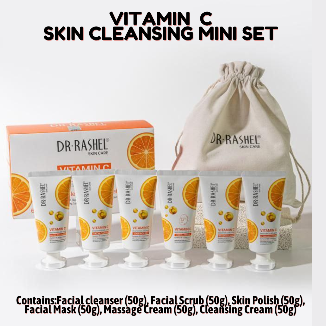 Vitamin C Skin Cleansing Mini Set (6pc)