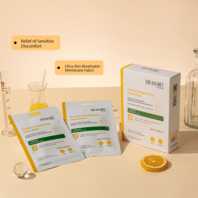 Turmeric Brightening Sheet Mask (10pcs) - Image 2