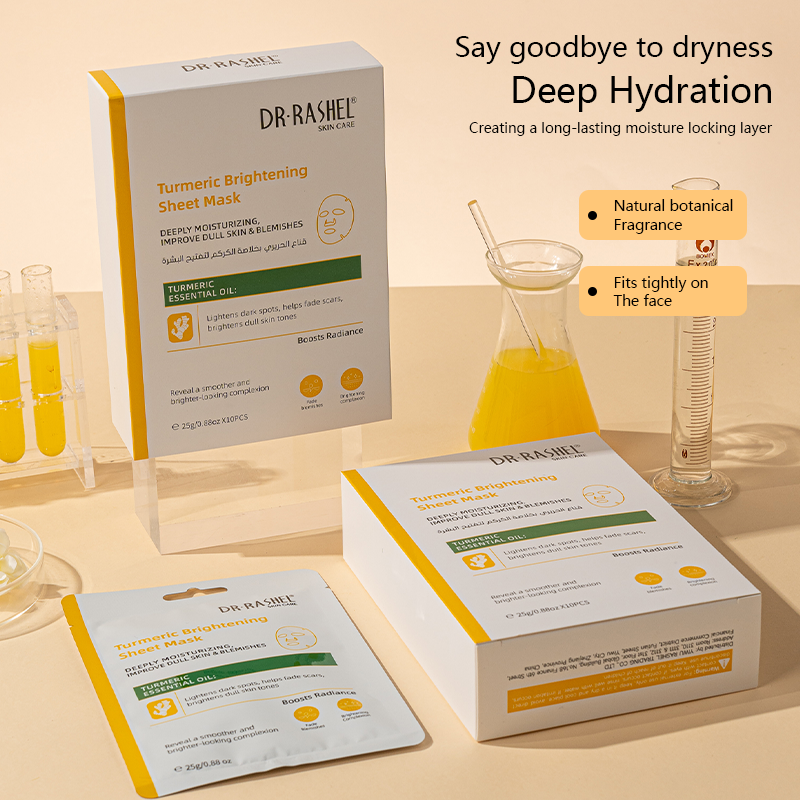 Turmeric Brightening Sheet Mask (10pcs) - Image 3