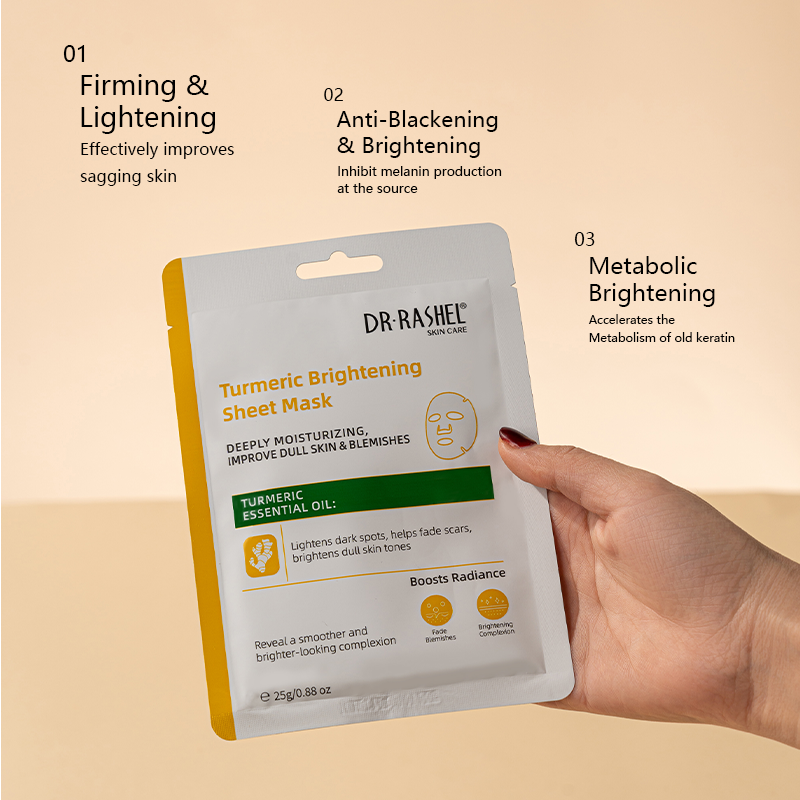 Turmeric Brightening Sheet Mask (10pcs) - Image 5