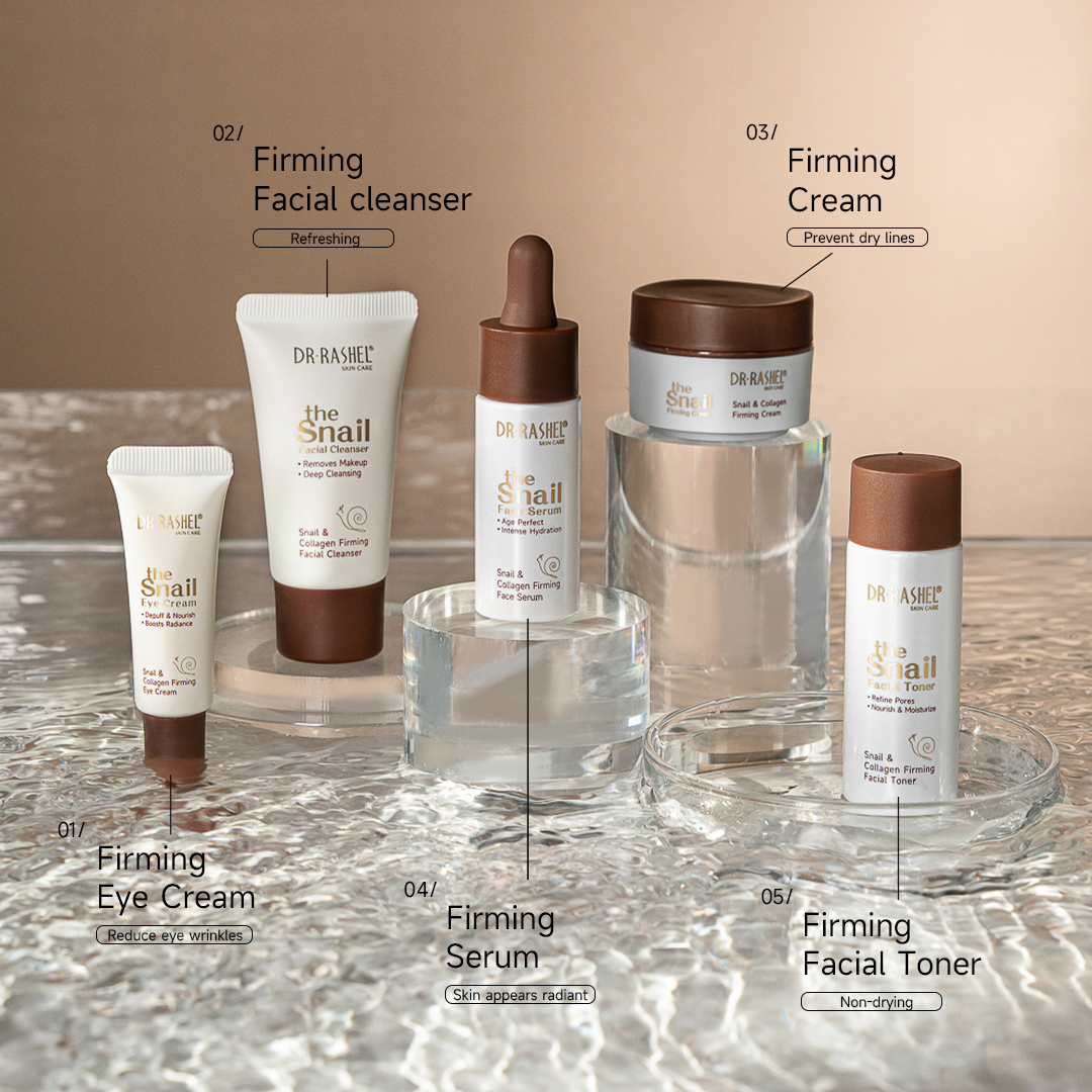 Snail & Collagen Repair Firming Skin Care Travel Set (5pcs/Set) - Image 3