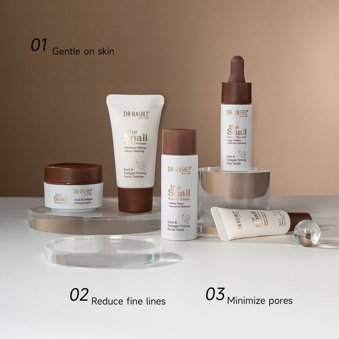Snail & Collagen Repair Firming Skin Care Travel Set (5pcs/Set) - Image 4