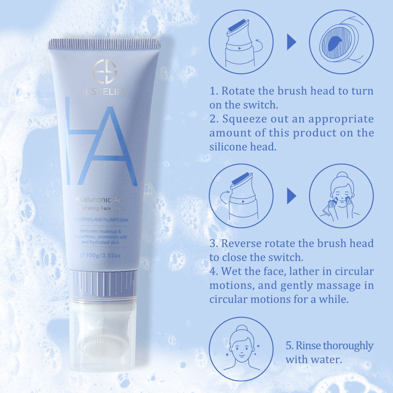 Estelin Hyaluronic Acid Hydrating Face Wash (100g) - Image 5