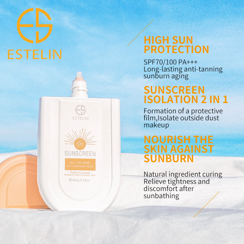 Estelin Tinted Sunscreen SPF 100 (100g) - Image 4