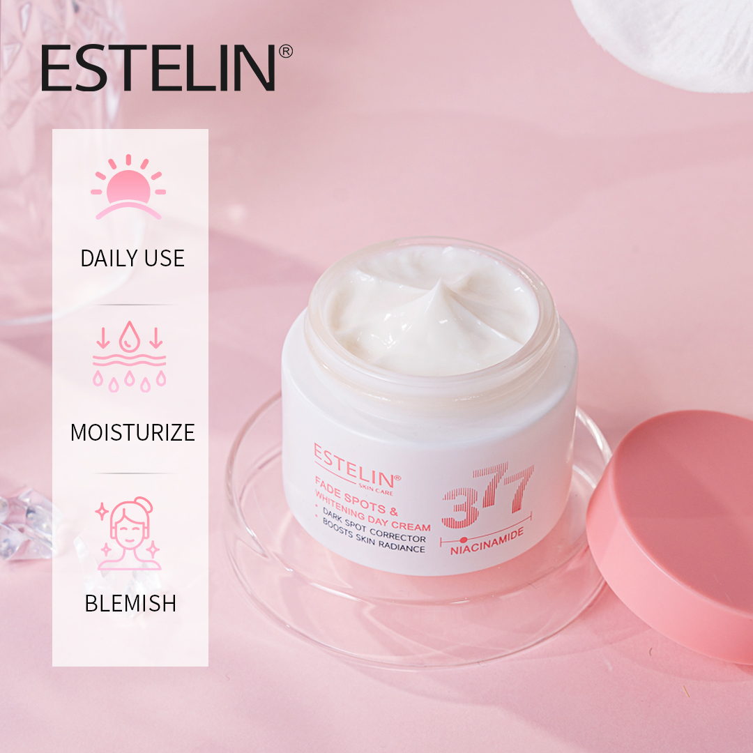 Estelin Niacinamide 377 Day Cream – Fade Spots & Whitening Moisturizer with SPF (50g) - Image 6