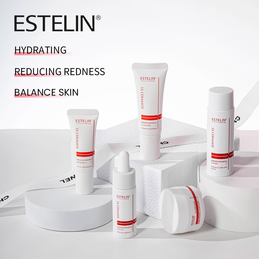 Estelin 5x Ceramide Barrier Repairing Skin Care Travel Set (5pcs/set) - Image 4