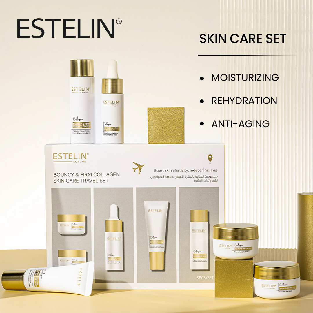 Estelin Bouncy & Firm Collagen Skin Care Travel Set (5pcs/set)