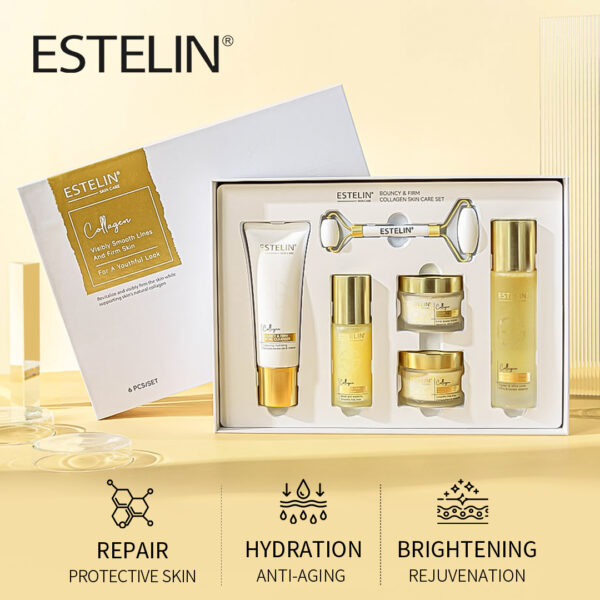 Estelin Bouncy & Firm Collagen Skincare Set (6pcs)