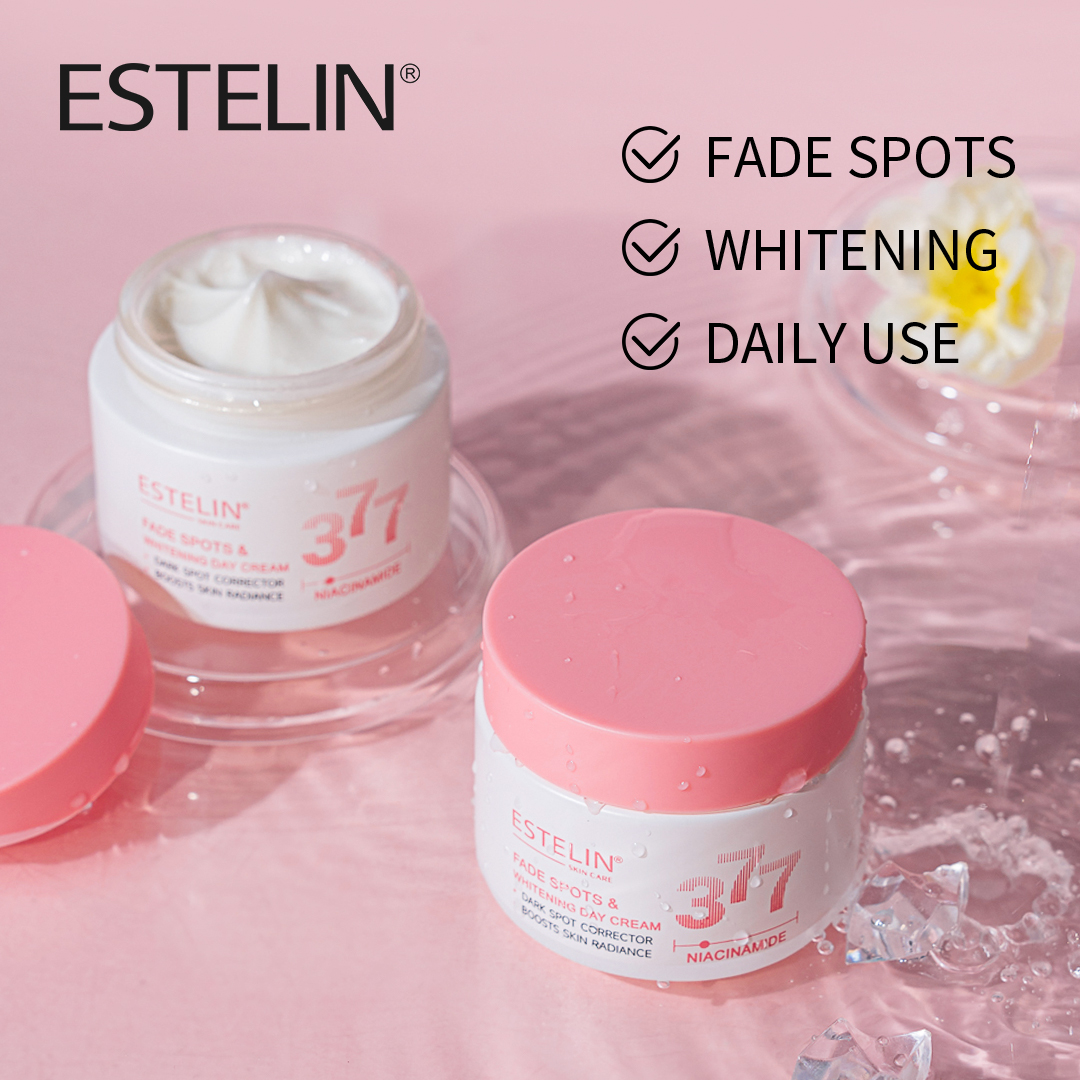Estelin Niacinamide 377 Day Cream – Fade Spots & Whitening Moisturizer with SPF (50g) - Image 5
