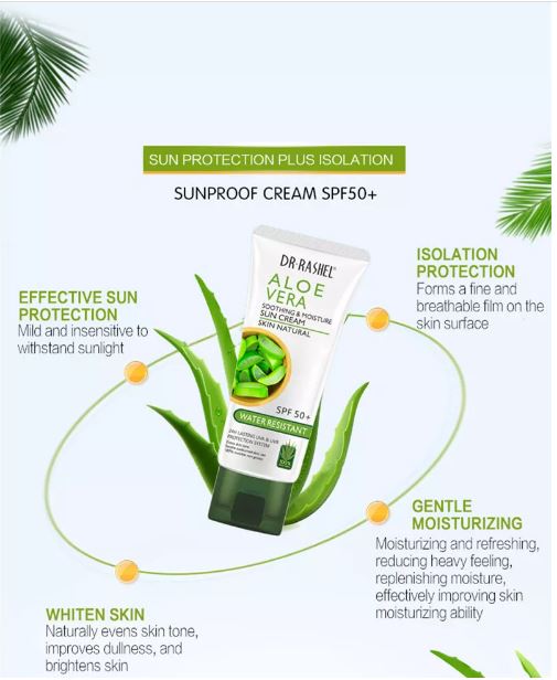 Dr Rashel Aloe Vera Sun Cream SPF 50+ - Image 8