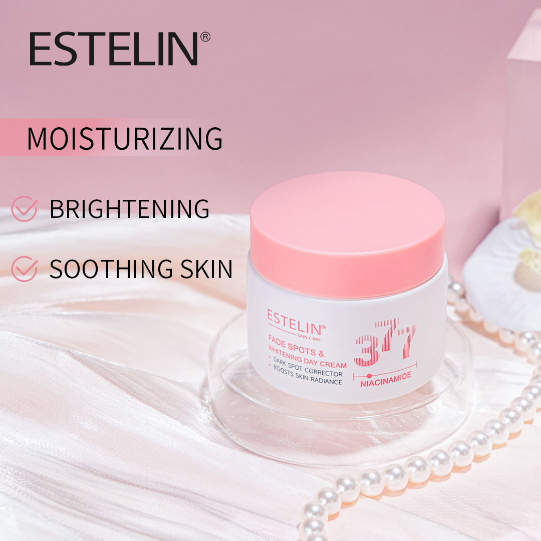 Estelin Niacinamide 377 Day Cream – Fade Spots & Whitening Moisturizer with SPF (50g) - Image 4