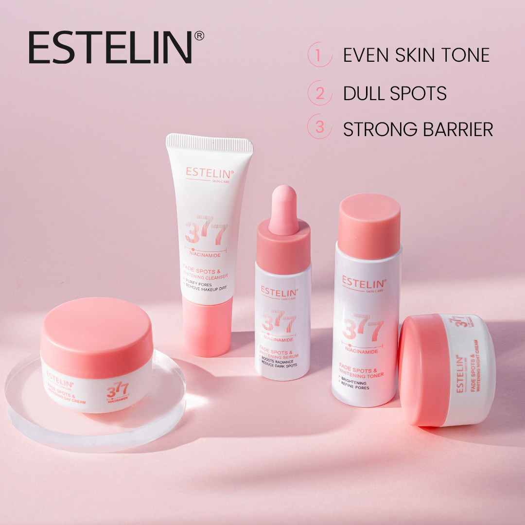 Estelin Niacinamide Fade Spots & Whitening Skin Care Travel Set (5pcs/set) - Image 6