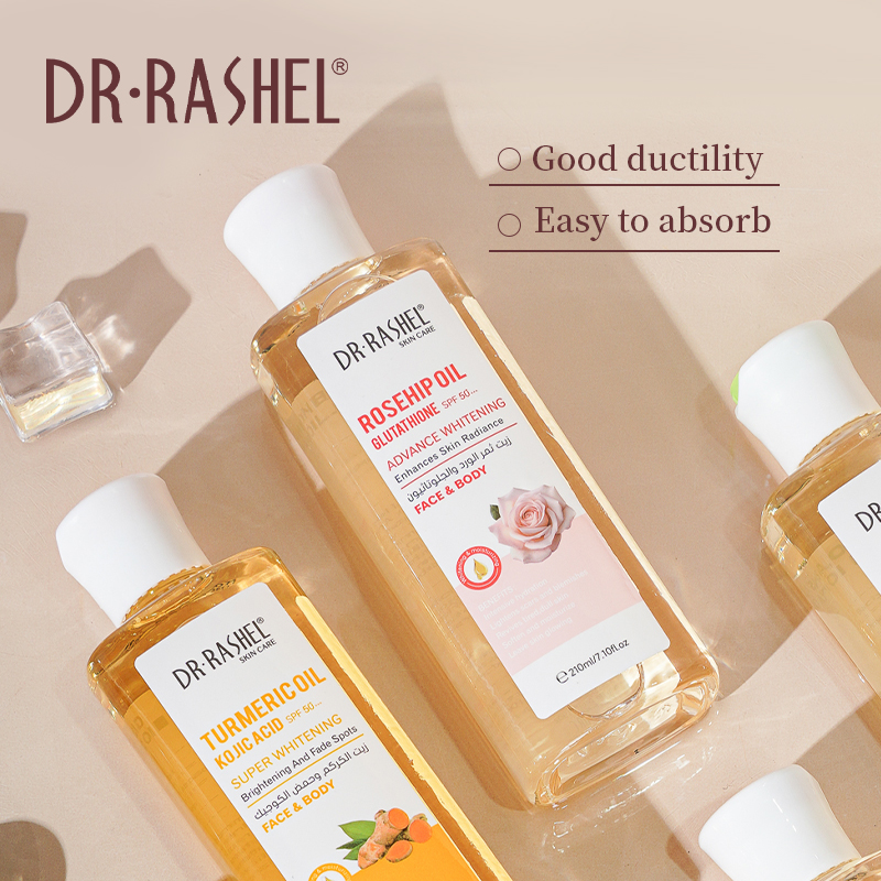 Dr Rashel Rosehip Oil & Glutathione Face & Body Oil SPF 50+ (210ml) - Image 5
