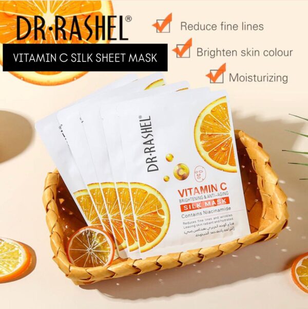 Dr Rashel Vitamin C Silk Mask (5pcs)