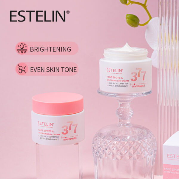 Estelin Niacinamide 377 Day Cream – Fade Spots & Whitening Moisturizer with SPF (50g) - Image 2