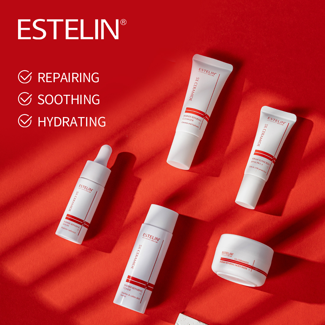 Estelin 5x Ceramide Barrier Repairing Skin Care Travel Set (5pcs/set) - Image 6