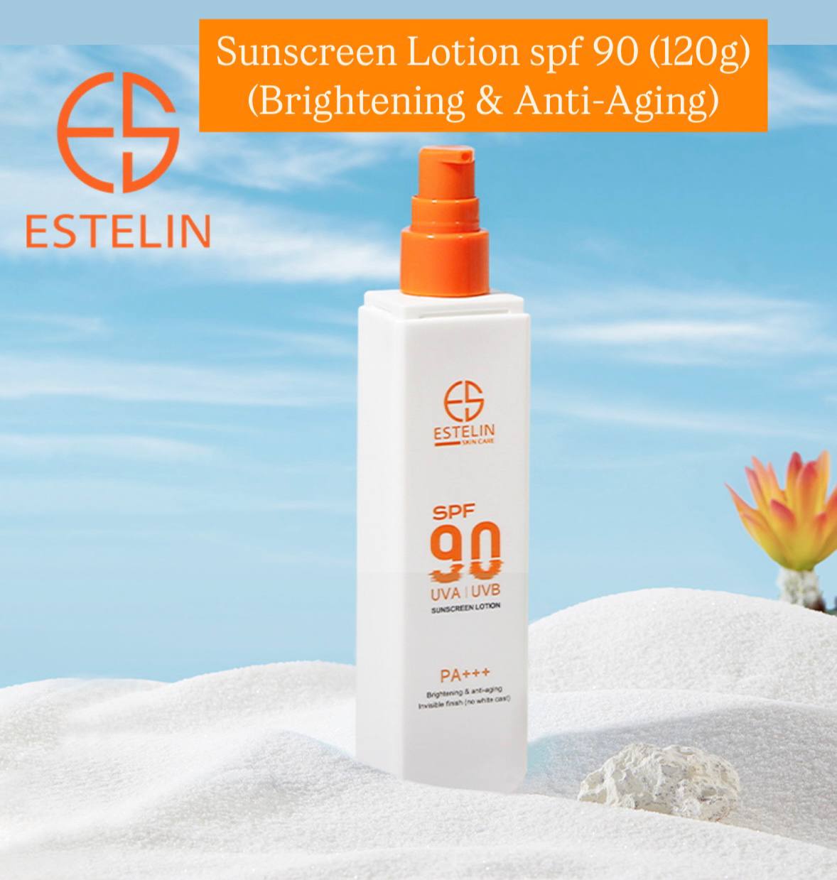 Sunscreen Lotion Spf 90 (120g) - (Brightening & Anti-Aging) - Image 4