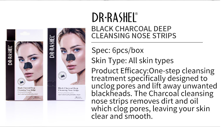 Black Charcoal Nose Strips (Pack of 6) - Image 8