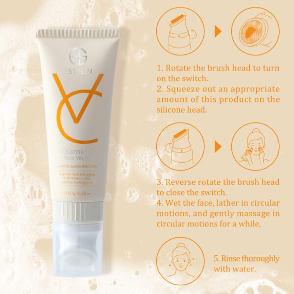 Estelin Vitamin C Face Wash (100g) - Image 7