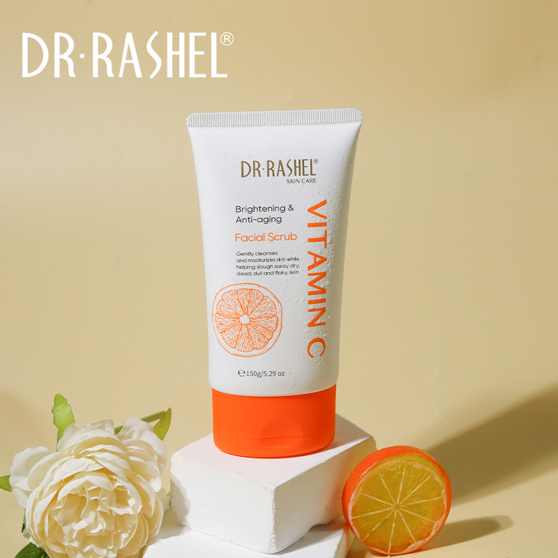 Vitamin C Brightening & Anti-Aging Facial Scrub (150g) - Image 8