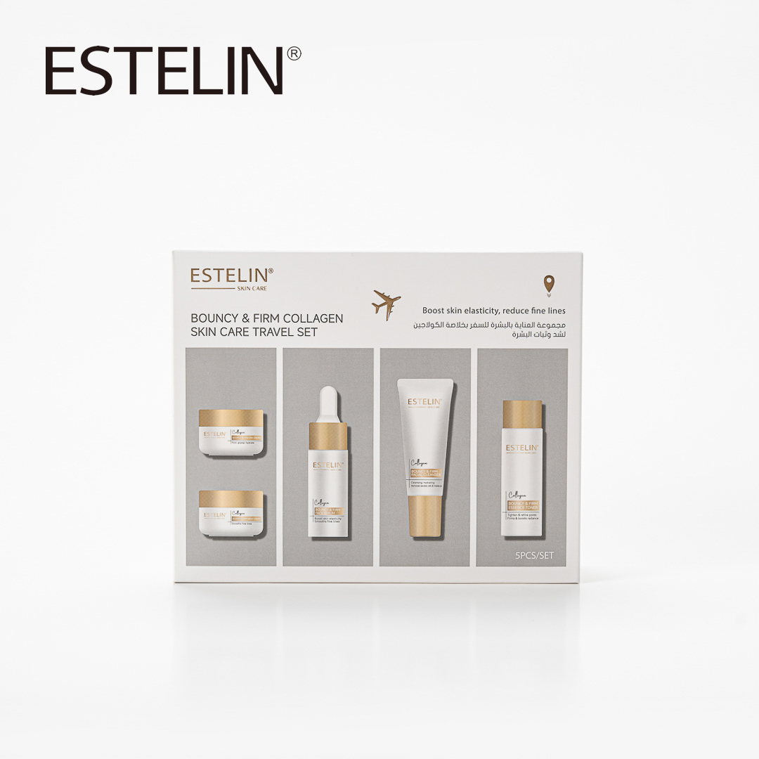 Estelin Bouncy & Firm Collagen Skin Care Travel Set (5pcs/set) - Image 7