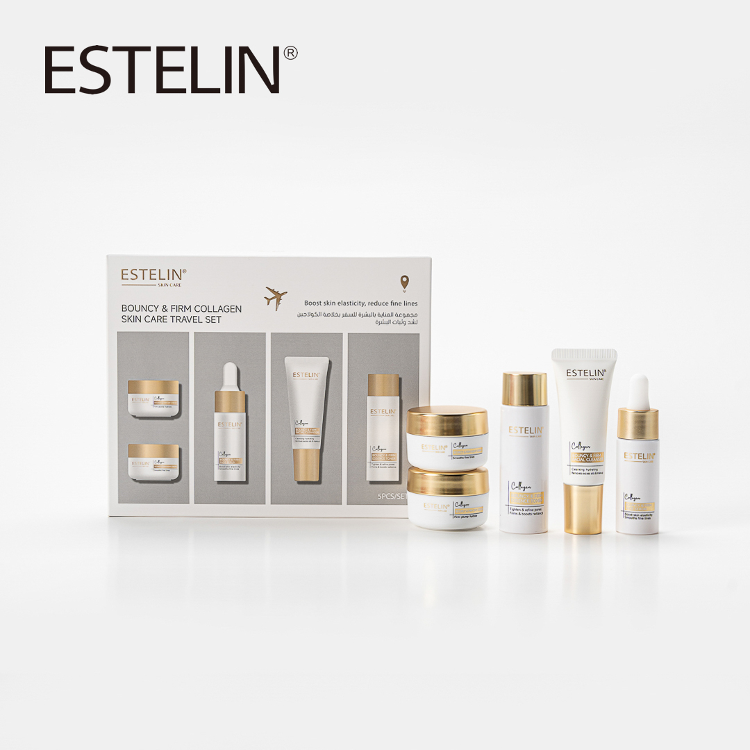 Estelin Bouncy & Firm Collagen Skin Care Travel Set (5pcs/set) - Image 9
