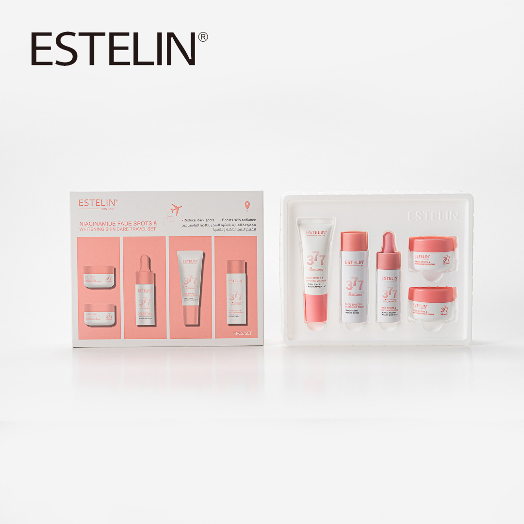 Estelin Niacinamide Fade Spots & Whitening Skin Care Travel Set (5pcs/set) - Image 9