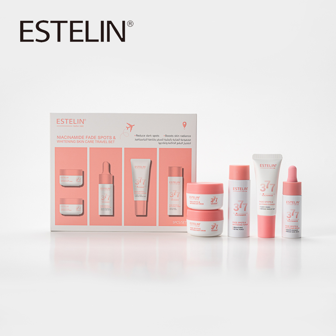 Estelin Niacinamide Fade Spots & Whitening Skin Care Travel Set (5pcs/set) - Image 8