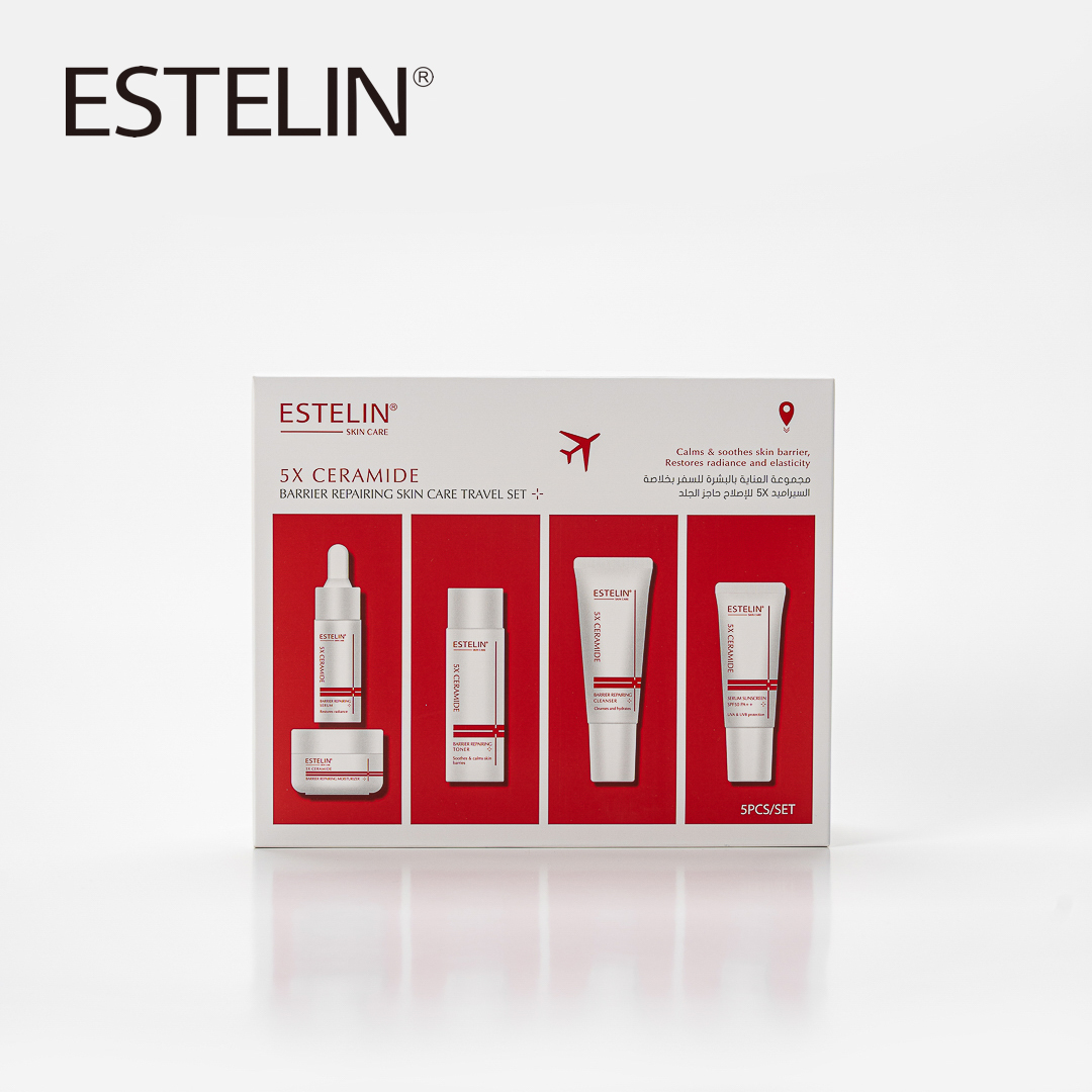 Estelin 5x Ceramide Barrier Repairing Skin Care Travel Set (5pcs/set) - Image 9