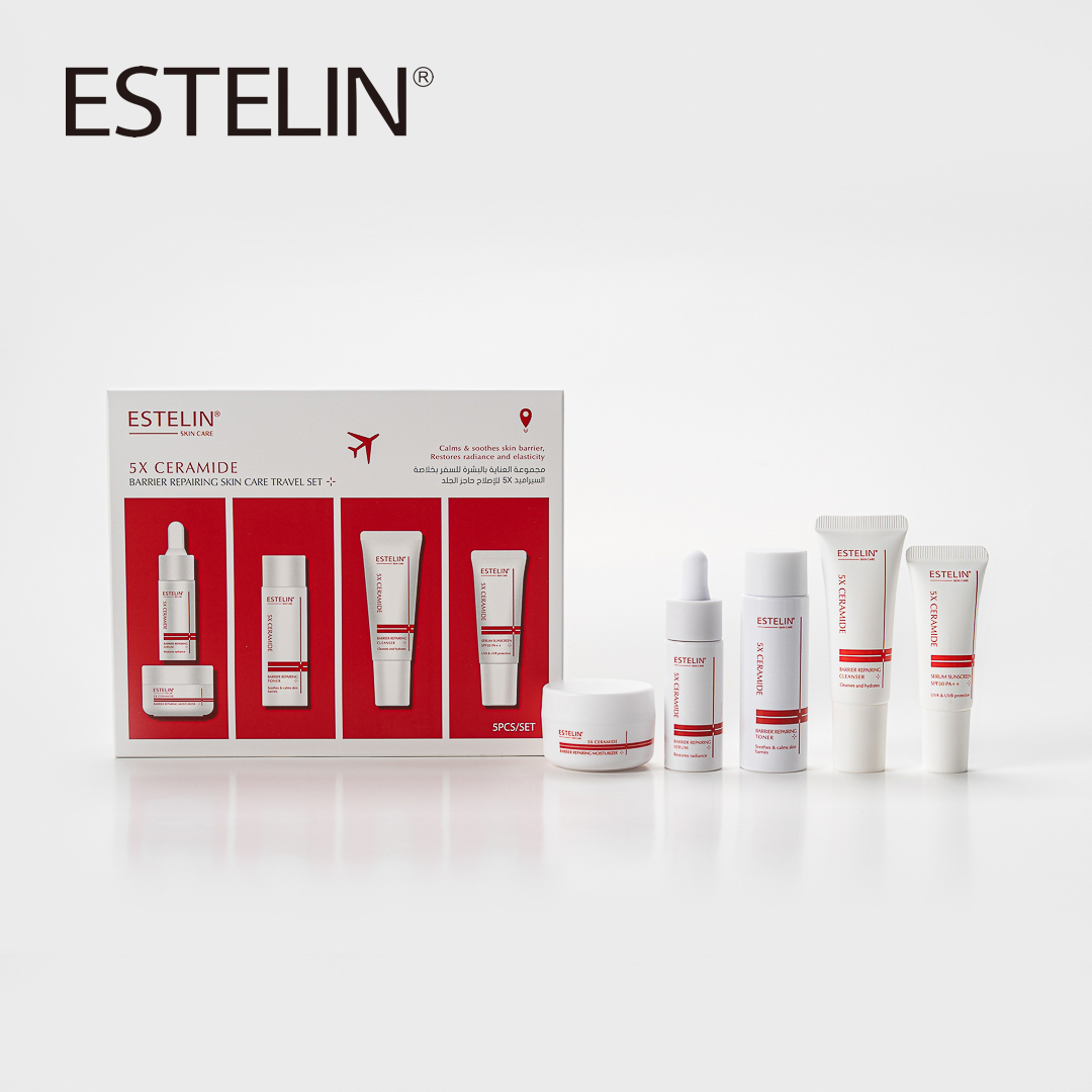 Estelin 5x Ceramide Barrier Repairing Skin Care Travel Set (5pcs/set) - Image 7