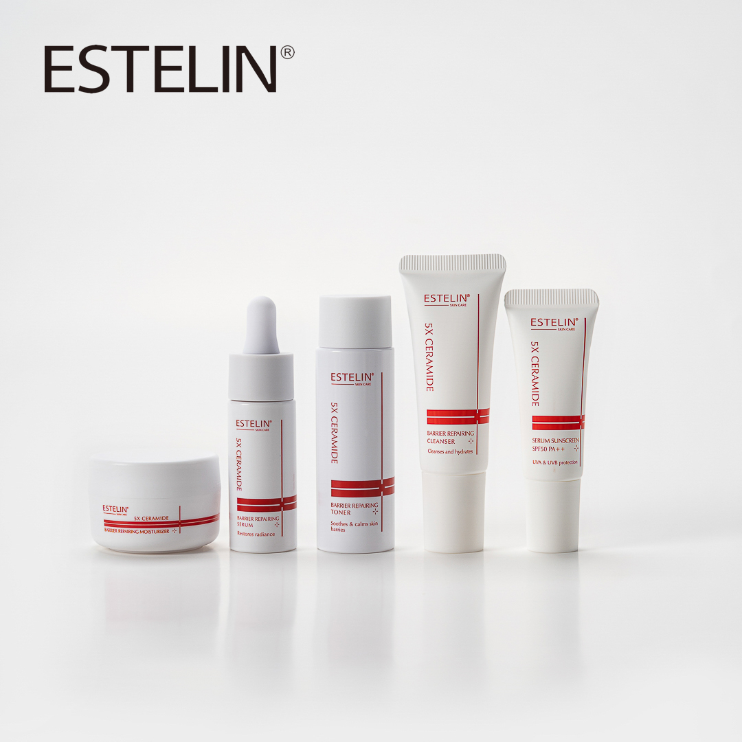 Estelin 5x Ceramide Barrier Repairing Skin Care Travel Set (5pcs/set) - Image 10