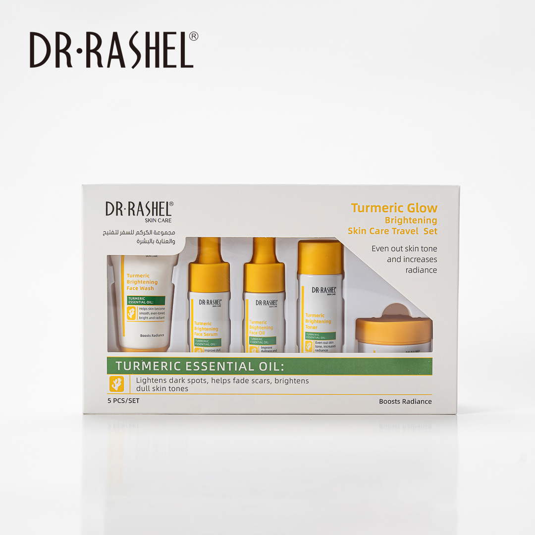 Turmeric Brightening Skin Care Travel Set (5pcs/set) - Image 6