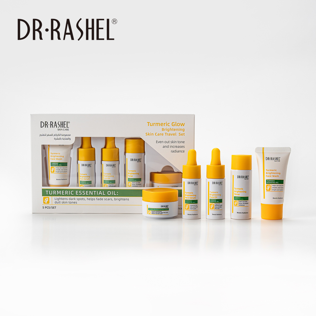 Turmeric Brightening Skin Care Travel Set (5pcs/set) - Image 7