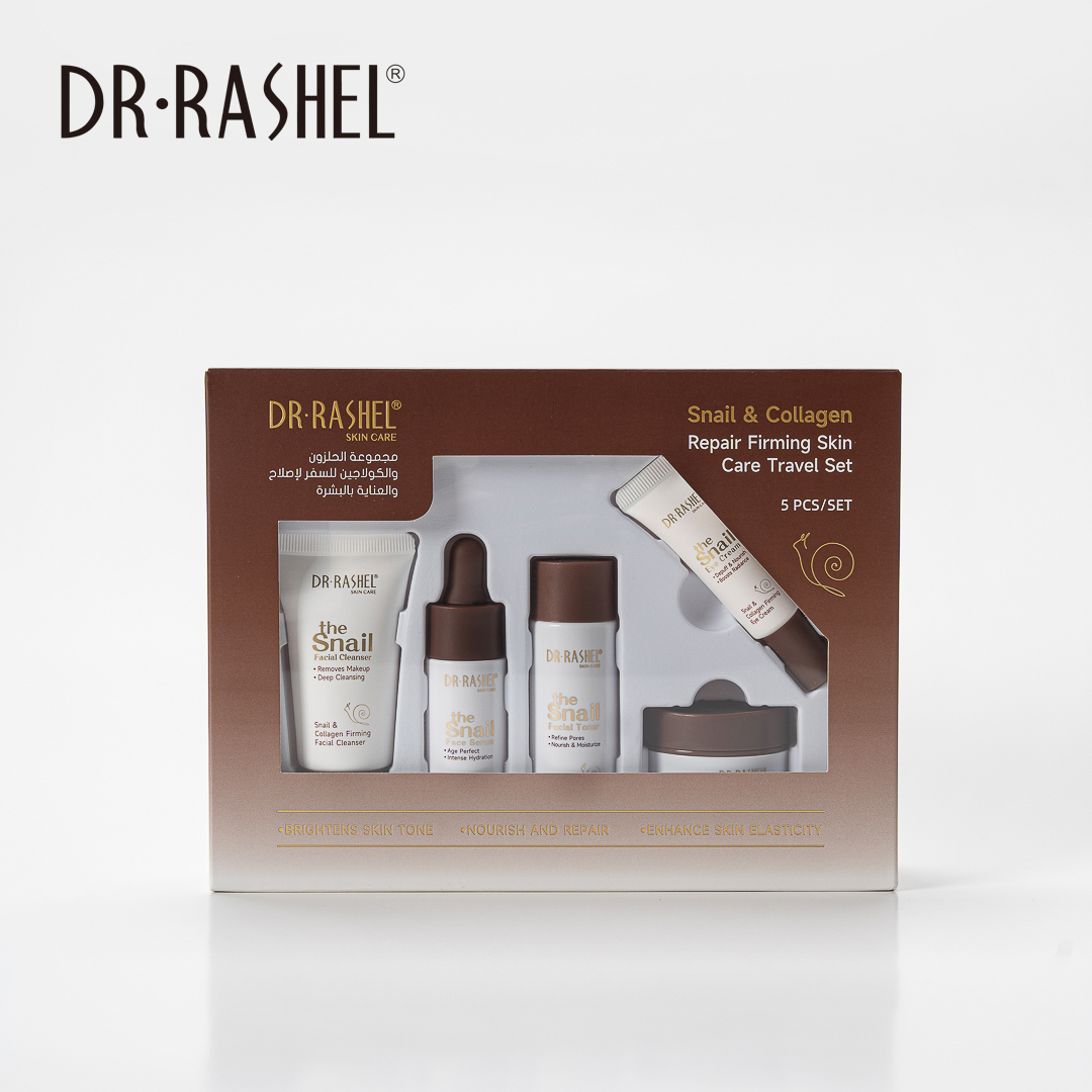 Snail & Collagen Repair Firming Skin Care Travel Set (5pcs/Set) - Image 5