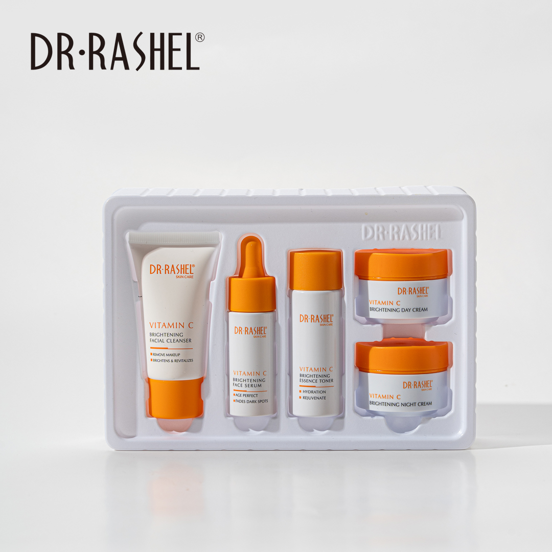 Vitamin C Brightening Skin Care Travel Set (5Pcs/Set) - Image 6