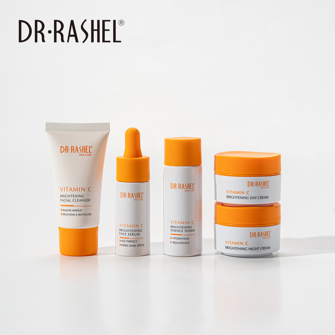 Vitamin C Brightening Skin Care Travel Set (5Pcs/Set) - Image 7